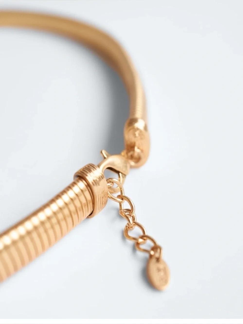 Zara two tone stretch belt